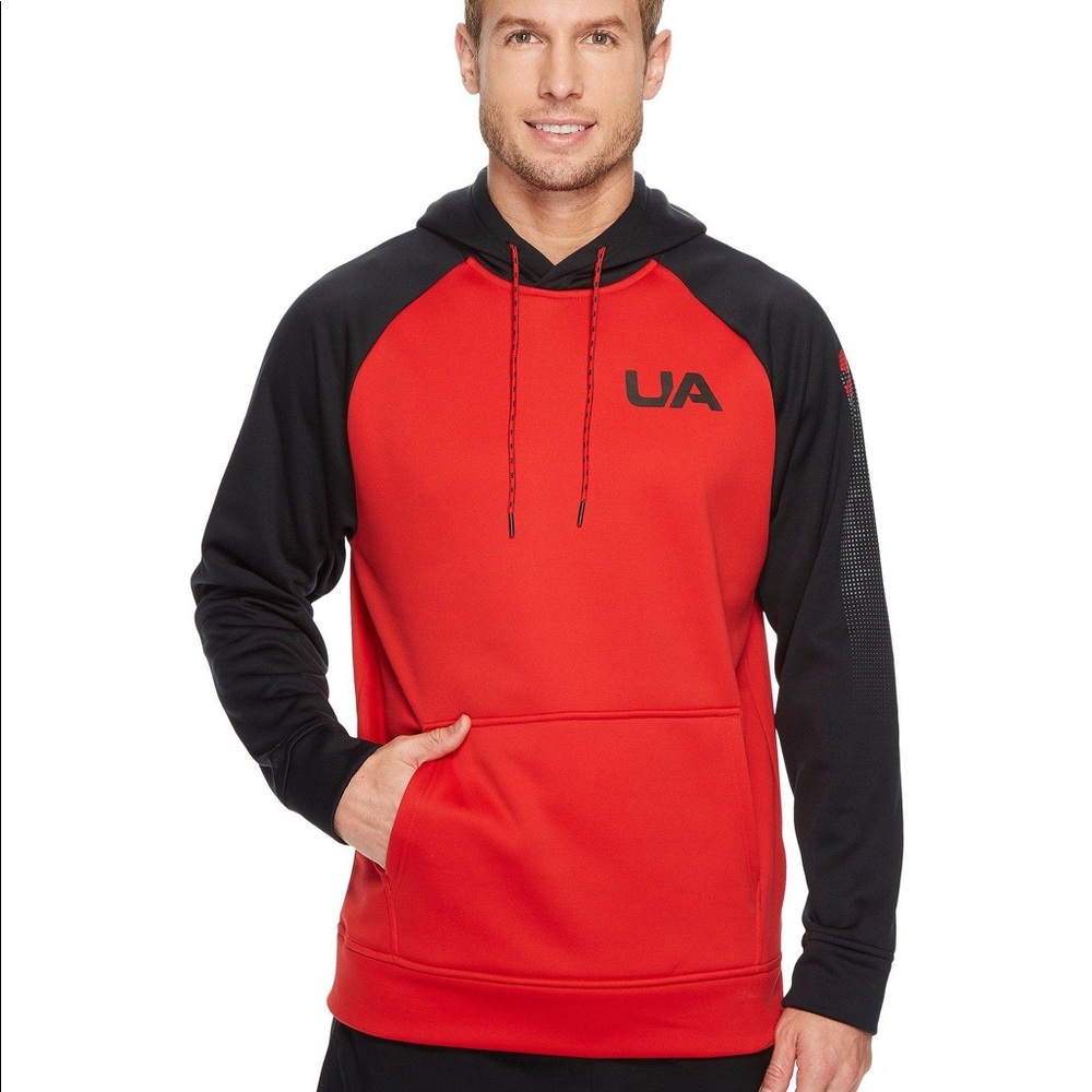 Black and red Under Armour sweatshirt